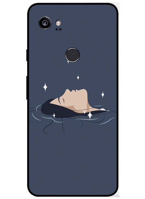 Protective Case Cover For Google Pixel 2 XL Smart Series Printed Protective Case Cover for Google Pixel 2 XL Girl Face