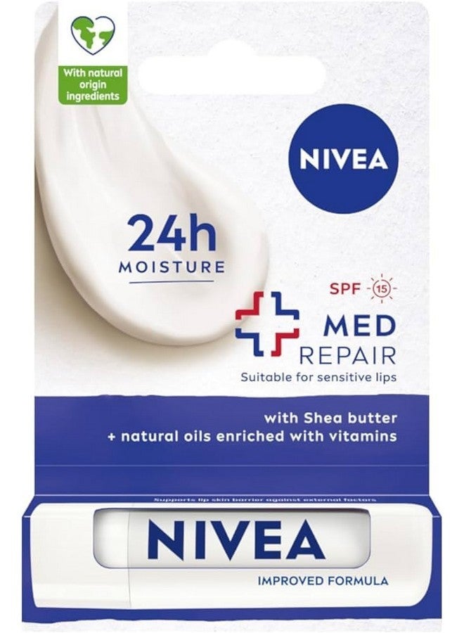 Nivea A Kiss of Recovery Medicated Lip Care SPF 15-0.17 oz - Image 1