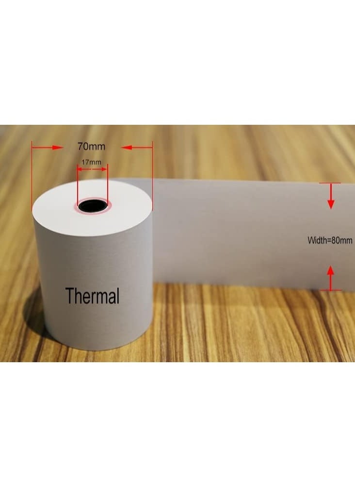 Generic Thermal Billing Paper 50 Roll 80 in 70  - Image 4
