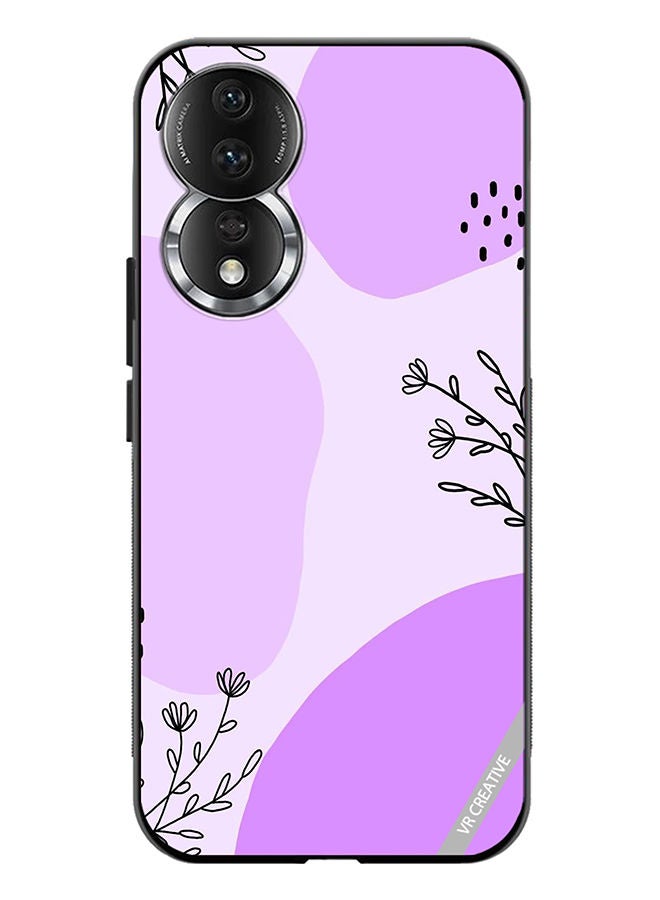 VR CREATIVE غطاء حماية لهاتف Honor 80 بتصميم زهور متعدد الألوان - Image 1