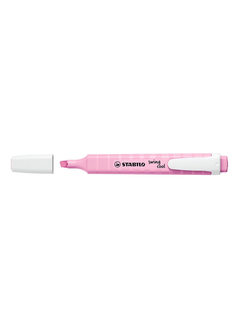 STABILO Highlighter Pen - Swing Cool Pack of 10 Pens in Fuchsia Pastel Colors , Anti-Dry Out , for Drawing Illustrations , Note Taking  - Image 2