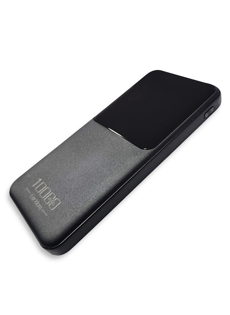 Earldom Power Bank 10000mAh with USB Output Fast Charging ,  Black - PD37  - Image 1