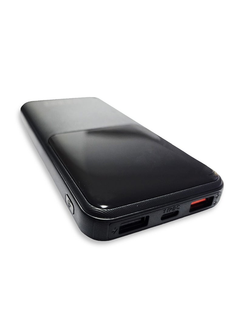 Earldom Power Bank 10000mAh with USB Output Fast Charging ,  Black - PD37  - Image 5