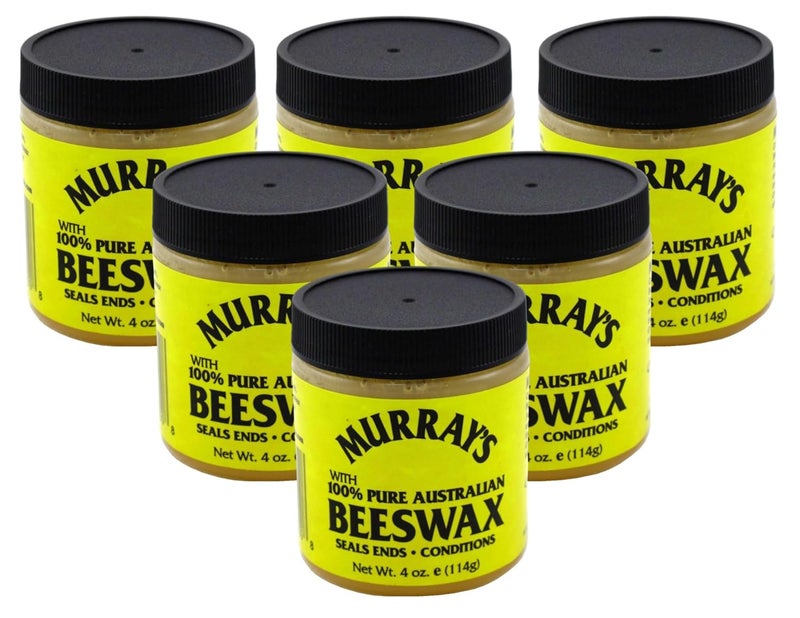 Murrays 100% Pure Australian Beeswax, 4 oz (6 Pack)