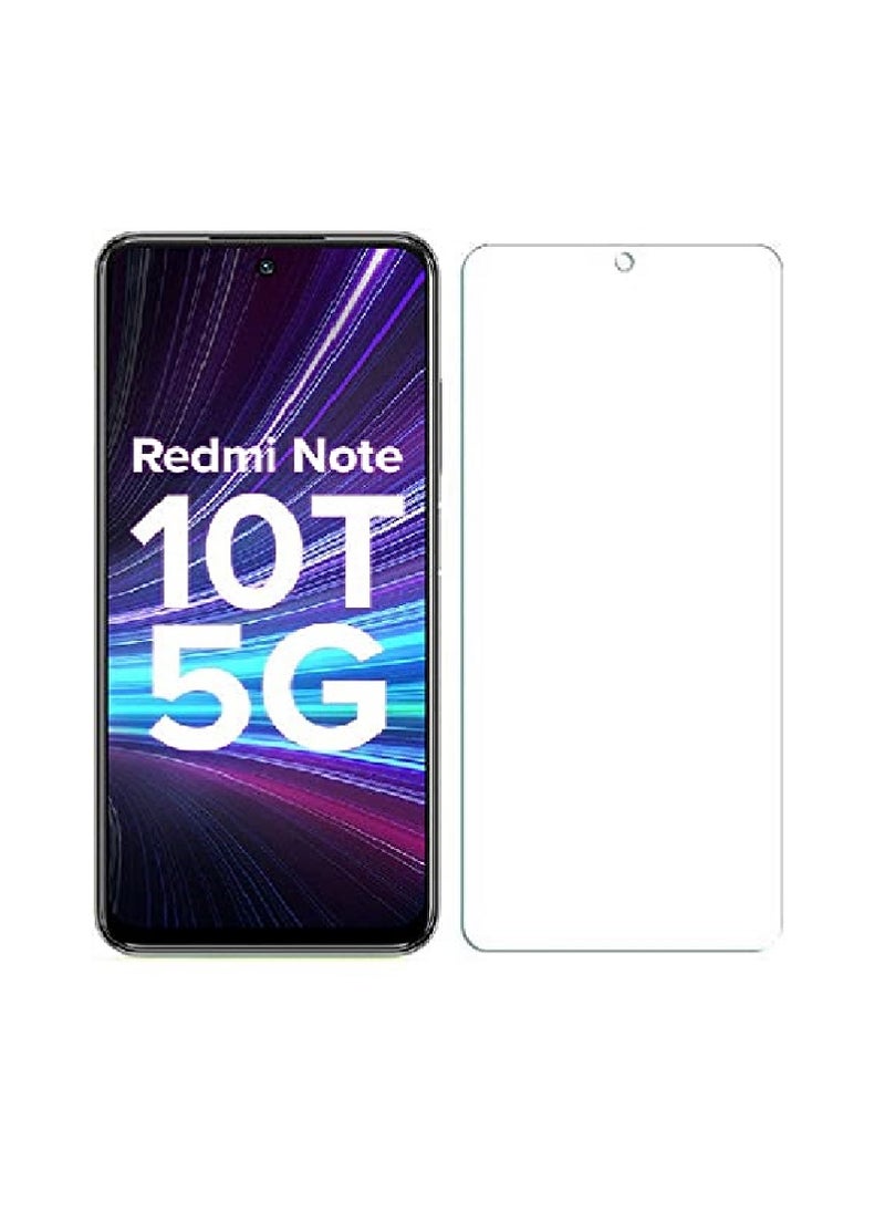 Super Tempered Glass Screen Protector Clear Designed For Xiaomi Redmi Note 10T 5G Full Screen Coverage And Bubble Free - Image 1