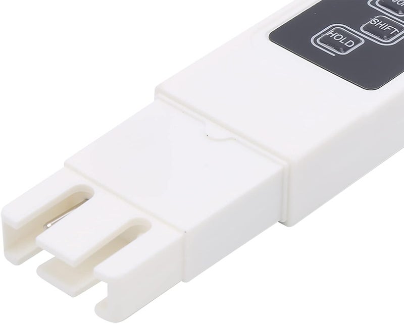 ويوبلز جهاز كشف جودة المياه، جهاز اختبار جودة المياه 3 في 1، مقياس TDS و EC ودرجة الحرارة محمول مع شاشة LED عالية الدقة (أبيض) - Image 5