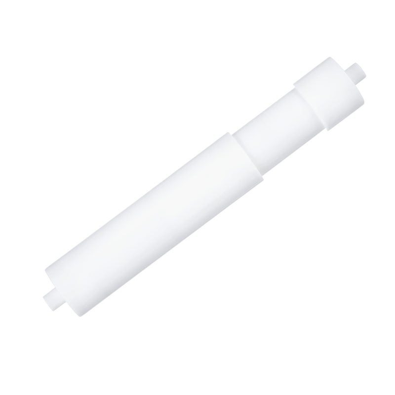 Florian Tissue Roller Tissue Stick Restroom Paper Spring Loaded Holder 1 Pcs White Bathroom Restroom Toilet Easy Installation Made in Korea