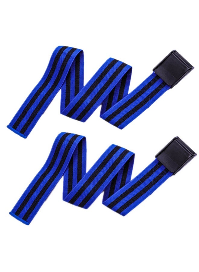 Generic BFR Blood Flow Restriction Training Bands for Thighs, Adjustable Occlusion Workout Straps, Pair  - Image 2