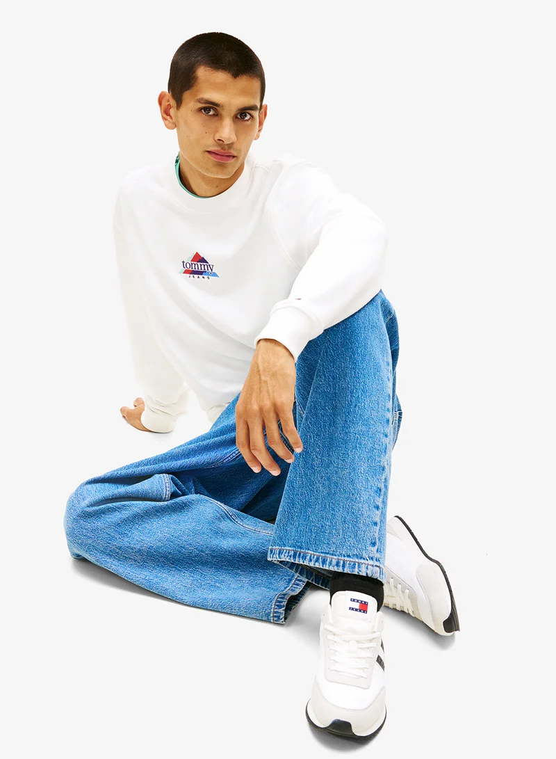 TOMMY JEANS Logo Mixed Texture Trainers
