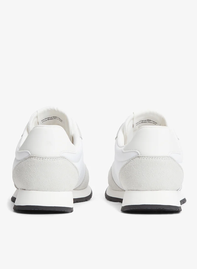 Tommy Jeans Ecru Logo Mixed Texture Trainers for Men | Best Price UAE