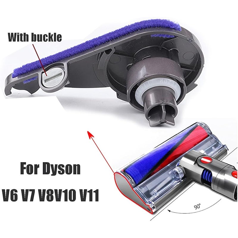 اوداشين غطاء نهاية لقضيب فرشاة المكنسة الدوارة مناسب لموديلات دايسون V6 V7 V8 V10 V11 قطع غيار واكسسوارات جانبية - Image 2