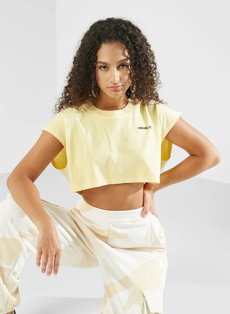 adidas Originals Muscle Cropped T-Shirt
