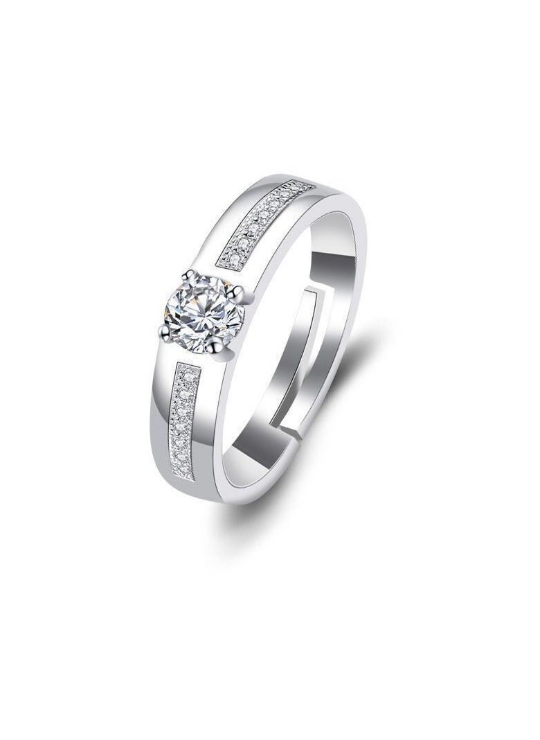 Generic - Wedding Bands Live Adjustable 30 Cent Mens Rings Wedding Photo Props - Image 1