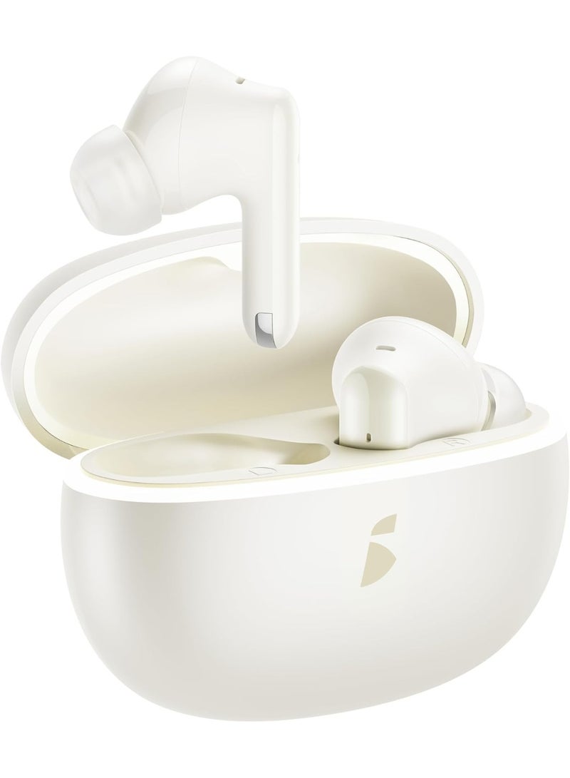 Itel BudsAce New In-Ear Bluetooth 6 Headphones - Creamy White Creamy White - Image 3