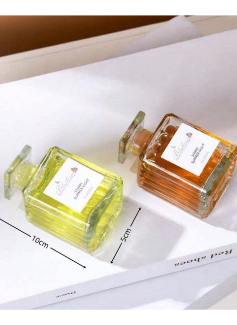Blackwestin 50ml Luxury Oil Diffuser Luxury Reed Diffuser Sticks Oil Aromatherapy Reed Rattan Stick Home Fragrance Starry Summer Night Classic (Lavender)  - Image 4