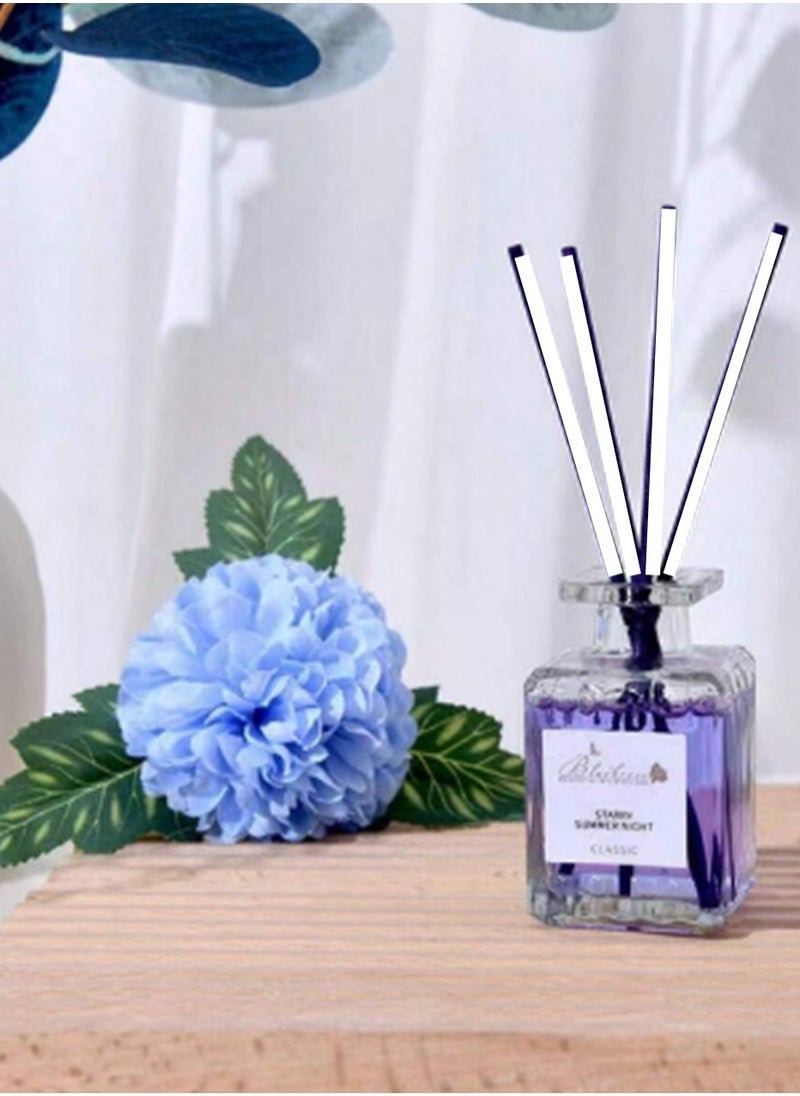 Blackwestin 50ml Luxury Oil Diffuser Luxury Reed Diffuser Sticks Oil Aromatherapy Reed Rattan Stick Home Fragrance Starry Summer Night Classic (Lavender)  - Image 2