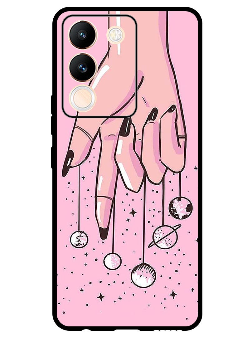 Theodor Protective Case Anti Scratch Shock Proof Bumper Cover For Vivo V29e Planets Imagination - Image 1