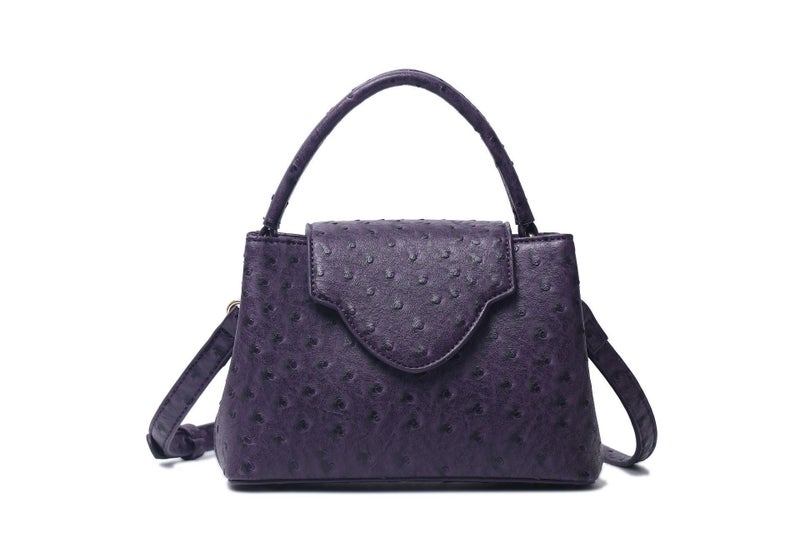 Popular Ostrich Pattern Handbag Women'S Fashion Shoulder Crossbody Bag Ready For Sale - Image 1