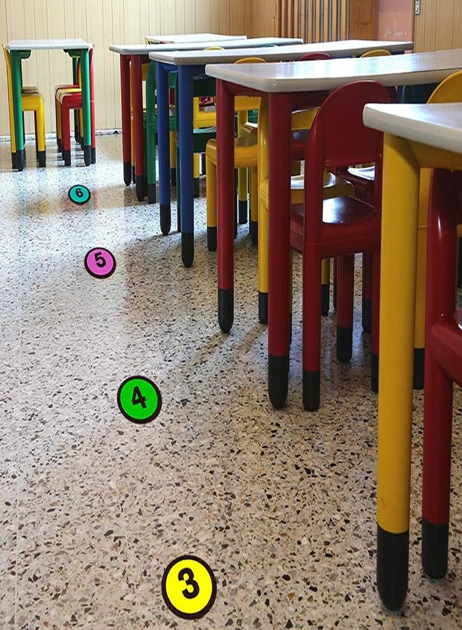 WhatSign Line up Spots for Classroom Floor Stickers - 36Pcs Number Stickers Floor Numbers for Classroom Lining up for Back to School Kindergarten Preschool Elementary Supplies - Image 5