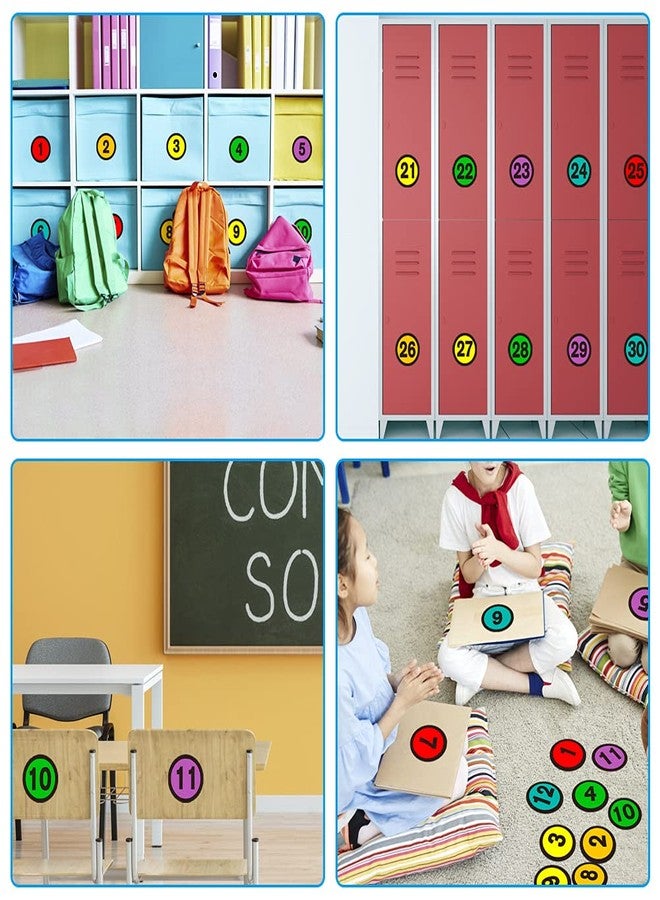 WhatSign Line up Spots for Classroom Floor Stickers - 36Pcs Number Stickers Floor Numbers for Classroom Lining up for Back to School Kindergarten Preschool Elementary Supplies - Image 2