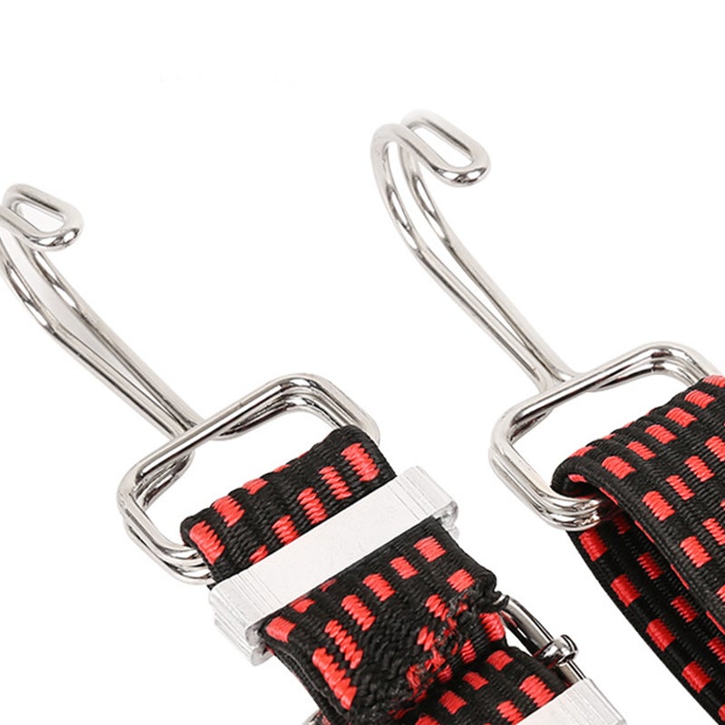 Bike Luggage Binding Straps High Elastic Luggage Rope Portable Luggage Tie Down Belt for Home Travel Use (Red, 3M) - Image 4