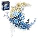 TNDCKP Blue Flowers Moon Building Blocks Set 934 Pcs Dried Flower Botanicals Collection Creative Floral Building for Wall Decor Compatible with Lego Flowers Artistic Gift with Ages 6 - Image 2