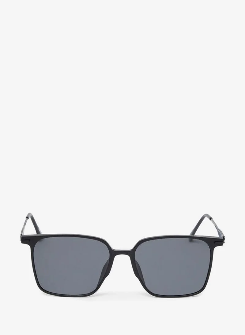 Styli Black Square Frame Sunglasses