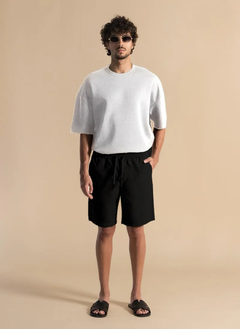 SHAPES LINEN BLEND COMFORT SHORTS