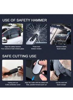 Safety Hammer for Car, Glass Breaker with Seat Belt Cutter, Portable Window Breaking Rescue Escape Tool for Land and Underwater Emergency Situations - pzsku/Z35753B9FEECA60B83432Z/45/_/1698825401/e8686a89-9102-4f3d-b332-33271a796c14