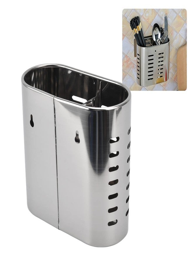 Fdit Household Wall Mount Utensil Drying Racks,Cooking Utensil Holder Flatware Hanging Organizer Drying Racks with Hollow Design for Spoons Knives Forks Chopsticks - Image 5