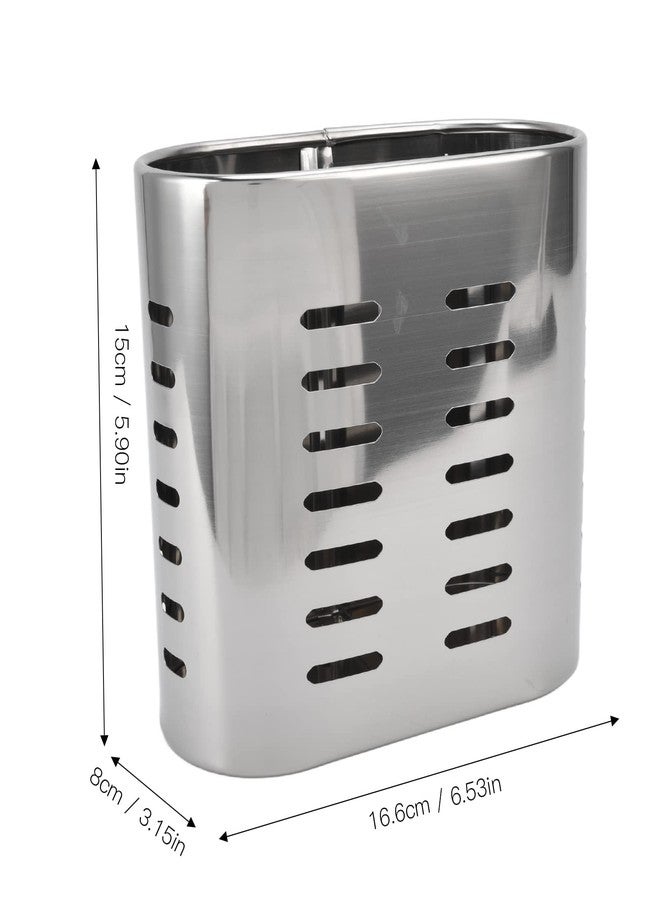 Fdit Household Wall Mount Utensil Drying Racks,Cooking Utensil Holder Flatware Hanging Organizer Drying Racks with Hollow Design for Spoons Knives Forks Chopsticks - Image 2