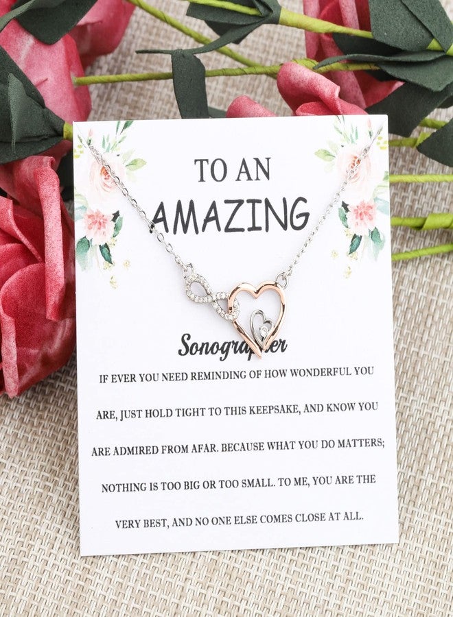 FEELMEM Sonographer Necklace - Amazing Ultrasound Tech Graduation and Appreciation Gift - X-Ray Technician Gift - Image 4