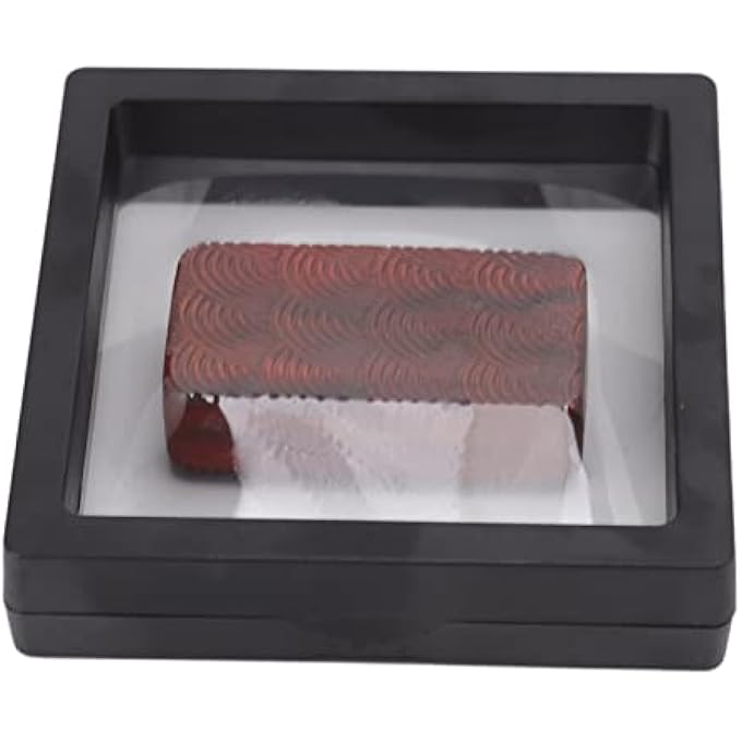 Domary Slider Red Sandalwood Stress Relief Engraved Fingertip Toy for Office Youth Adults (Limited Water) - Image 3