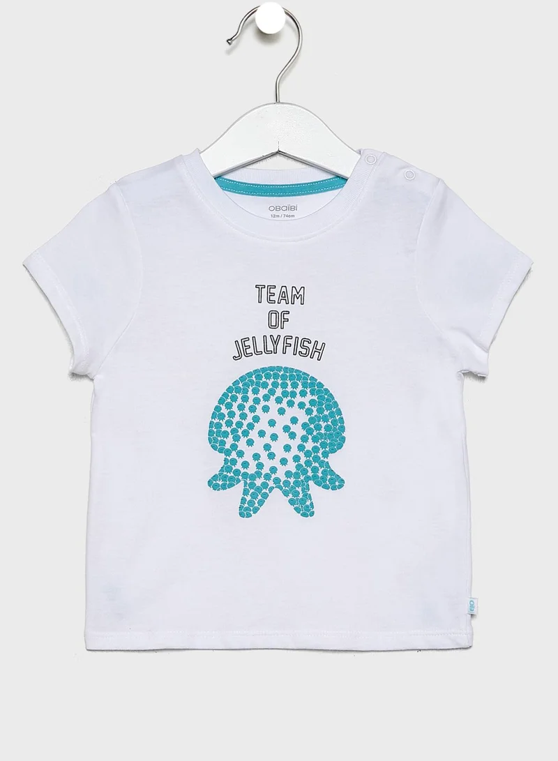 Okaidi Obaibi Infant Graphic T-Shirt