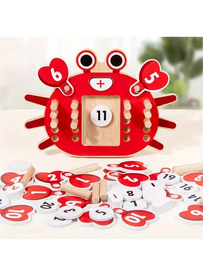 Interactive Number Crab Toy with 44 Accessories Educational Math Learning Game - Image 4