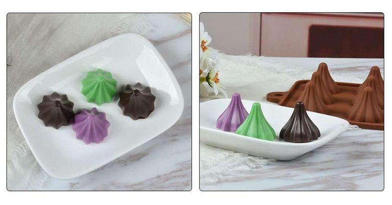 MoldBerry Silicone 15 Small Cavities Modak Shape Chocolates Mold Modak Filling Mould Cupcakes Decoration Cake Border Decorating for Ganesh Chaturthi Festival Theme Mold Pack of 1 Multicolor - Image 5
