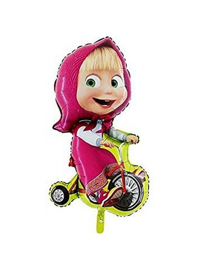 Masha and The Bear - بالون ماشا بايكينج فويل من ماشا والدب - Image 1