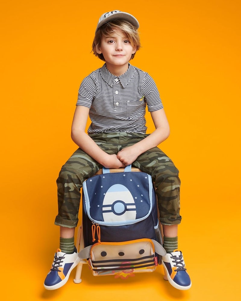 Skip Hop 30 litres Spark Style Big Kid Backpack (Rocket, Blue) - Image 2
