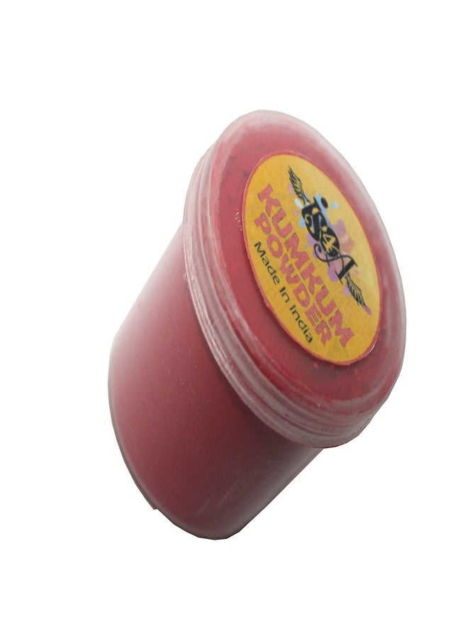 IS4A Pure Indian Dark Red kumkum Powder (Sindoor, kumkuma, Kum Kum) For Pooja, Makeup And Other Hindu Rituals (Dark Red 0.90 Ounces) - Image 3