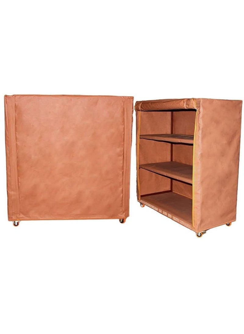 بن عمار - دولاب تخزين متنقل مقاس صغير 150x150x65cm - Image 1