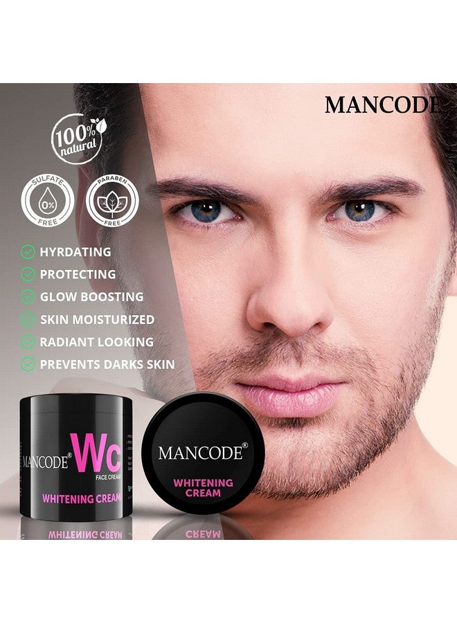 MAN CODE Mancode Whitening Cream For Men | 100G | Glowing Radiant Skin | Daily Defence From Pollution | Reduces Acne & Dark Spots | Cream With Uv Protect | Everyday Skin Care  - Image 4