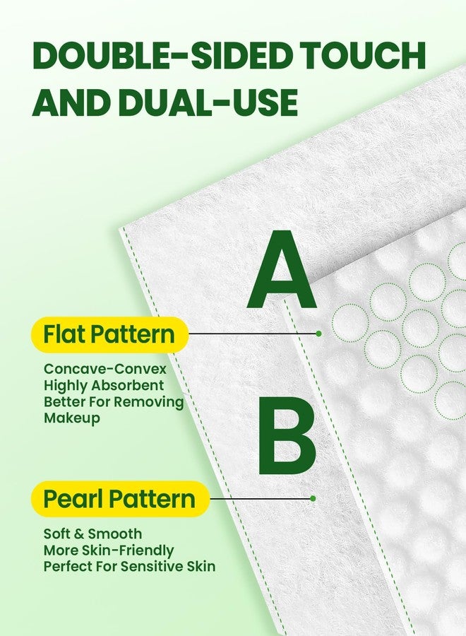 Elvira 100 Count Disposable Face Towels, Biodegradable Facial Cleansing Towels, Ultra Soft & Thick Cloth for Sensitive Skin, Makeup Remover Dry Wipes, Lint-Free Towelettes for Cleansing - Image 5