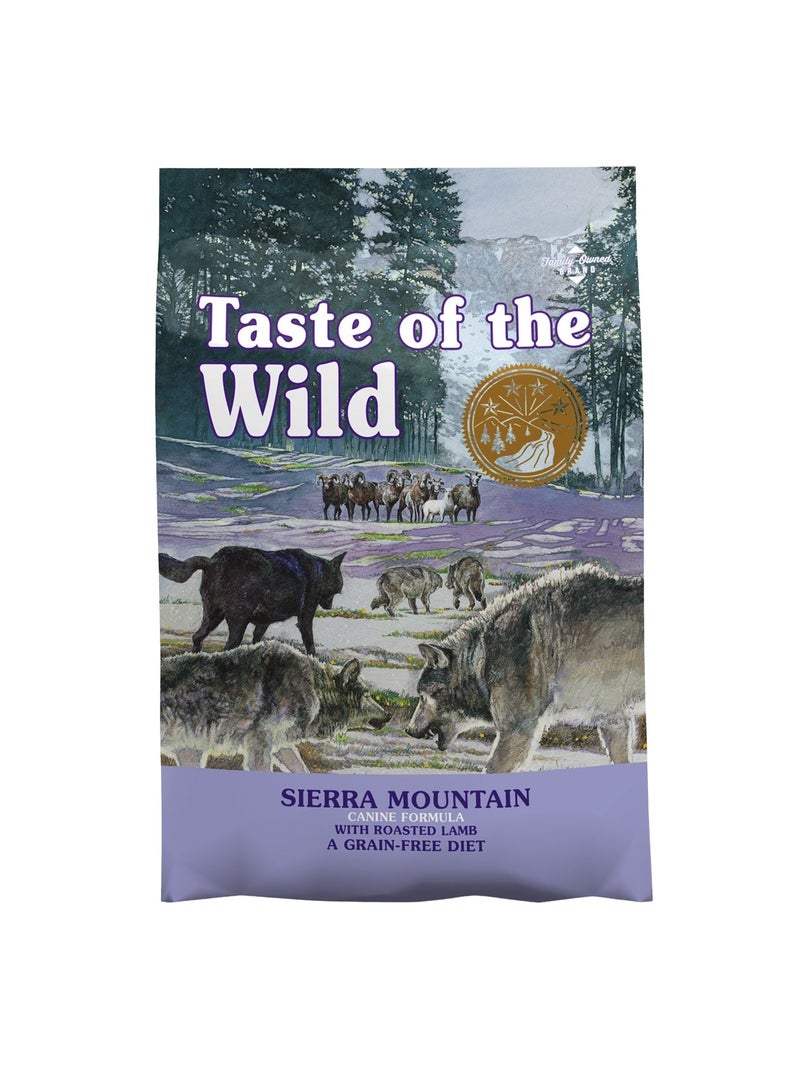 Taste of the Wild Sierra Mountain Canine Recipe With Roasted Lamb Dry Dog Food 2kg