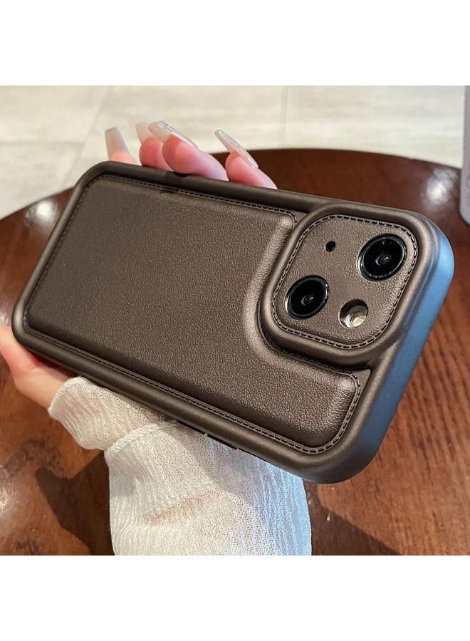 The Bros Case For iPhone 14 Plus Leather Texture TPU Phone Case