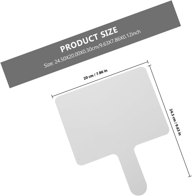 TIDTALEO Handheld Wipe-Off Answer Board Whiteboard Erasable Quick Response Writing Pad for Classroom Teaching and Student Interaction - Image 2
