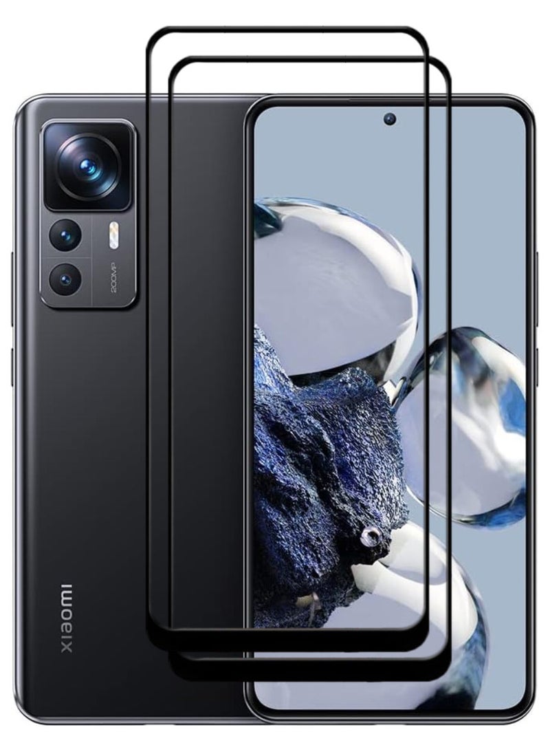 ACLIX 2 Pieces Antistatic ESD Dustproof Premium Quality High Definition Tempered Glass Screen Protector Designed For Xiaomi 12T Pro - Image 1