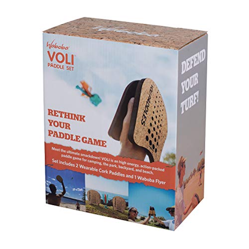 Waboba VOLI Paddle Game - Rethink Your Outdoor Game – Backyard Set Includes: 2 Wearable Paddles and 1 Oversized Shuttlecock - Image 2