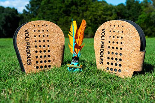 Waboba VOLI Paddle Game - Rethink Your Outdoor Game – Backyard Set Includes: 2 Wearable Paddles and 1 Oversized Shuttlecock - Image 3