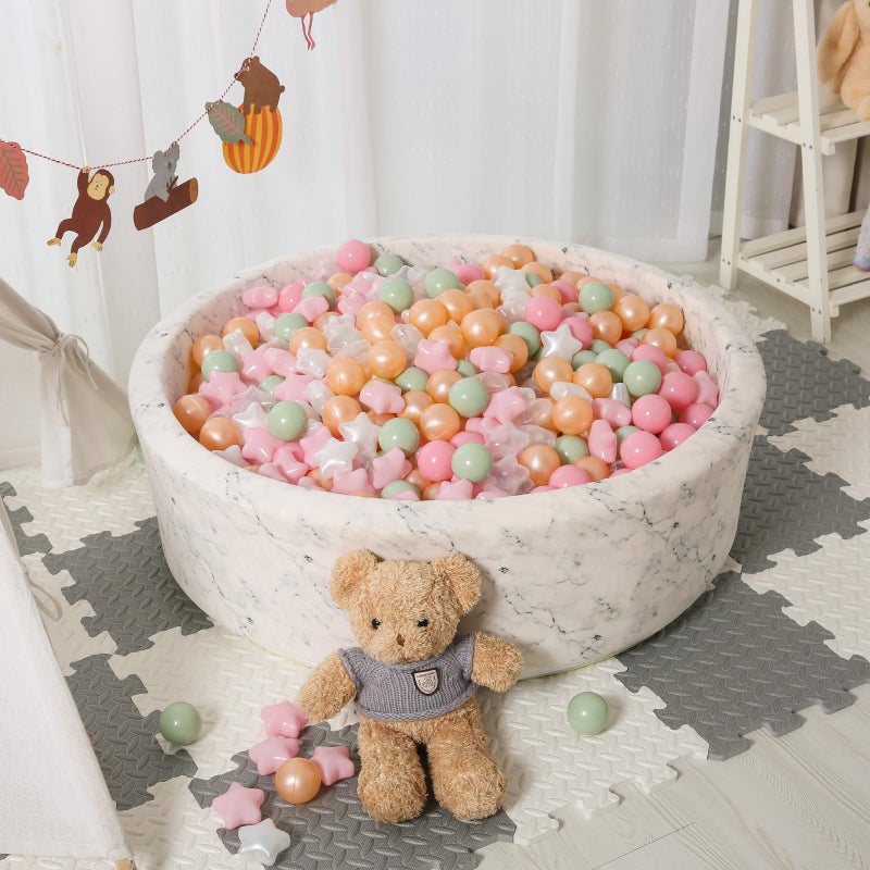 STARBOLO Ball Pit Balls - 100pcs Crush Proof Plastic Children's Toy Balls Macaron Ocean Balls for Birthday Parties Games Pool Foam Ball Pit Play Tent - Image 3