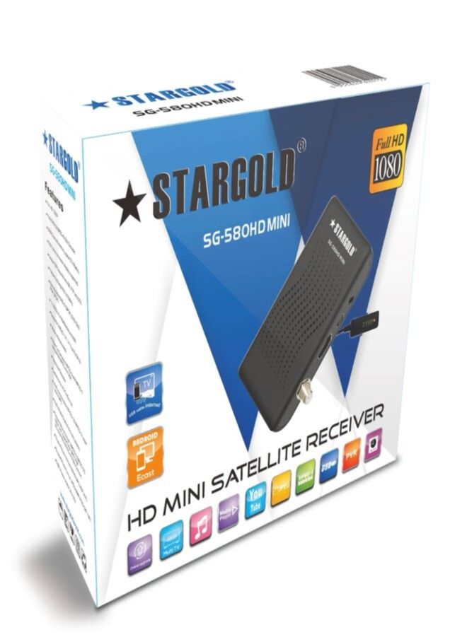 Stargold HD Satellite Receiver MPEG2 SD, MPEG2 HD, H.264/AVC HD With Automatic Pal/ NTSC Conversion 5000 Channels Tv And Radio Programmable  - Image 1